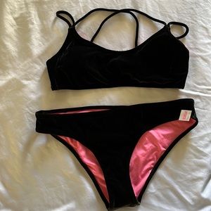 Victoria secret PINK velour bikini NWT